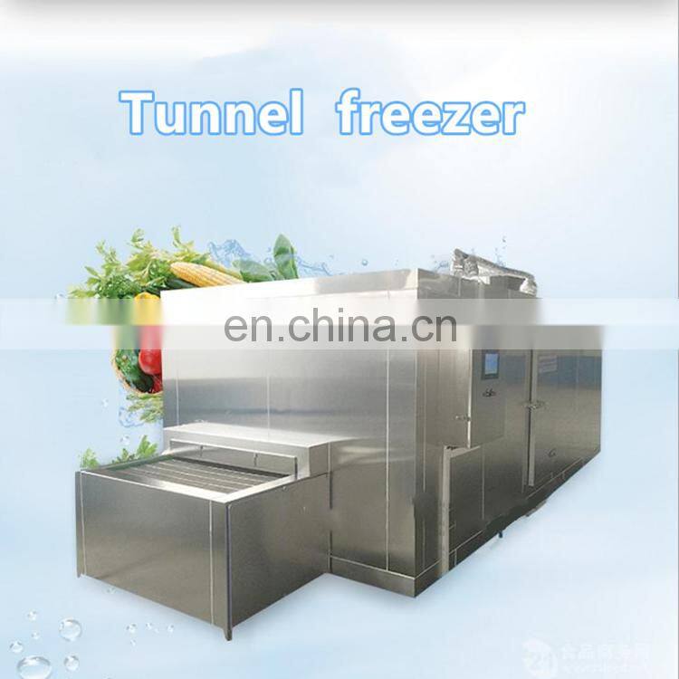 good quality iqf tunnel freezer iqf freezer machine quick for sea food fish meat