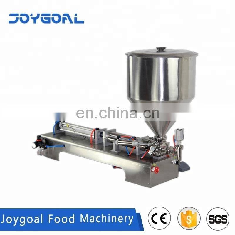 one head Semi-Automatic Cream Paste Body Lotion Glass/Metal Jar Filling Machine