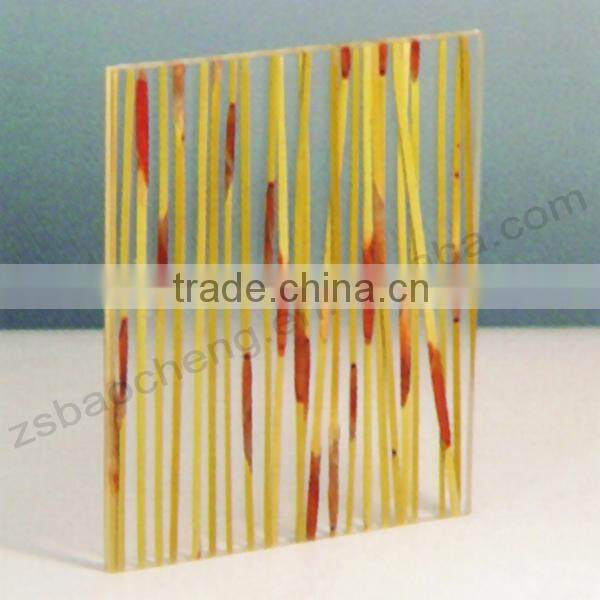 High Qualit decorative partition acrylic panel for kitchen wall