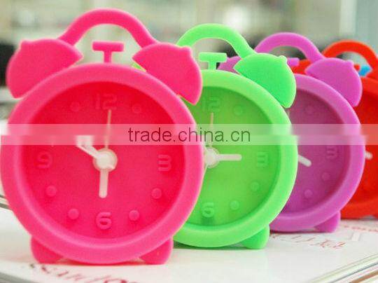 Candy and square shaped digital Silicone desk clock