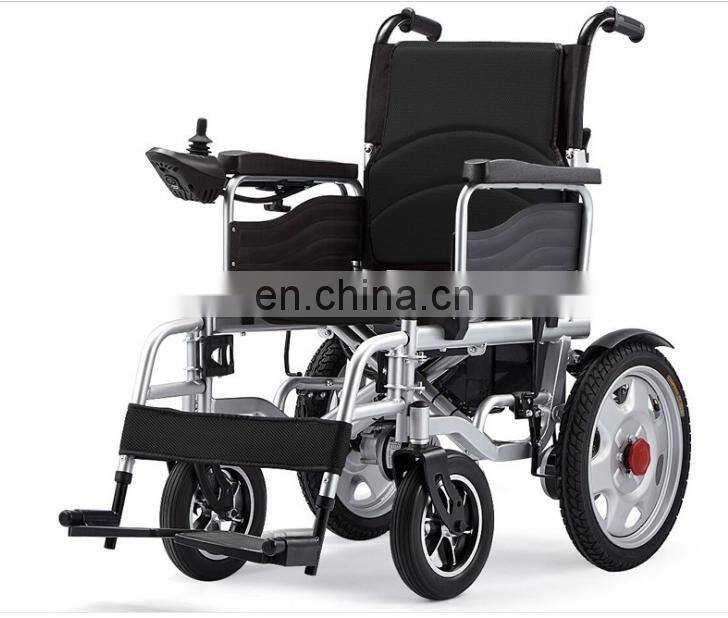 Disabled Caremoving Handcycle Electric Chair Scooter Lightweight Cheap Price Foldable Electric Wheelchair