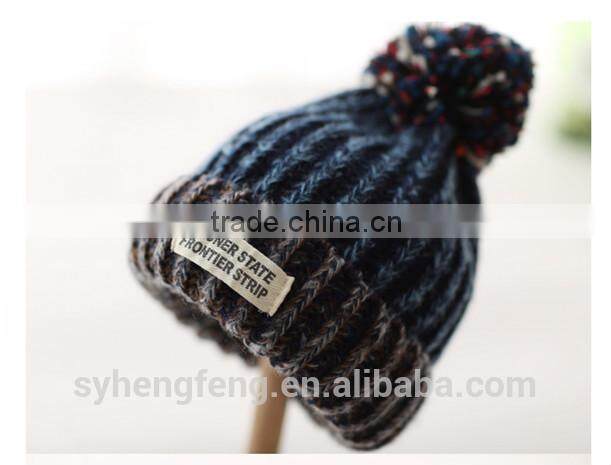 2015 Winter hot style unisex knit hat crocheted hat