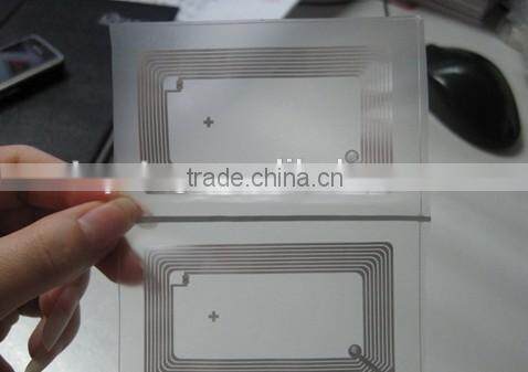 RFID Wet / Dry UHF Inlay For Pvc Cards Making
