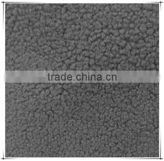 Polyester Sherpa Fleece Fabric Lambwool For Winter Garment Fabric