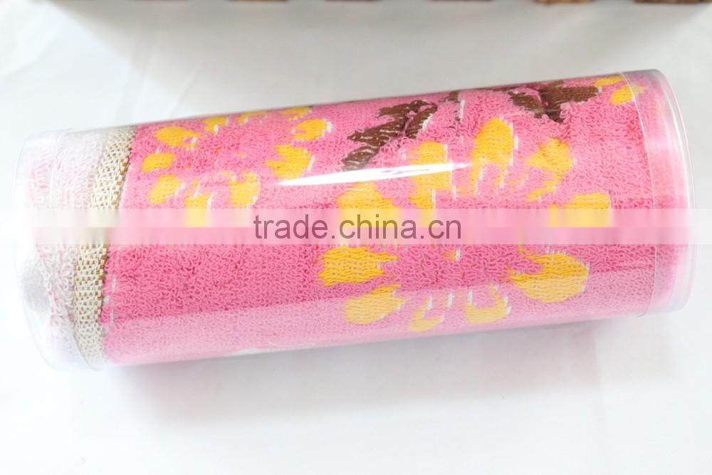 Guangdong manufactory pure cotton customized pattern bear lovely inflant/kids/child towel