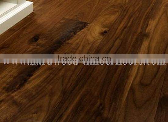 Finshed Dark Bronze color American walnut best wood flooring