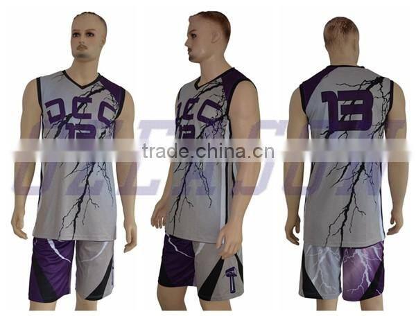Custom made cheap jersey basketball team uniforms