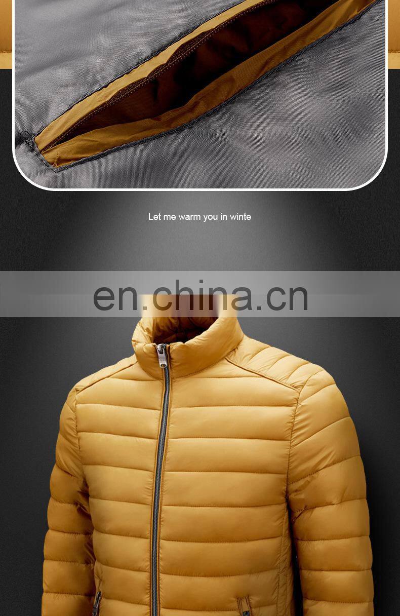 2021 autumn and winter men's cotton-padded jacket casual cotton-padded jacket men's padded cotton-padded bread  bubble coat