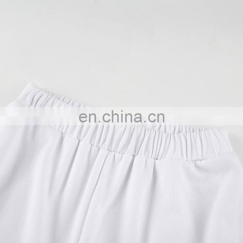 Europe and the United States 2021 foreign trade hot style women's clothing new trend basic earth color casual trousers trousers