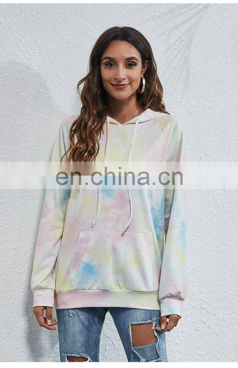 Europe 2021 European and American fall hot styles trendy fashion casual hooded fashion women's sweater