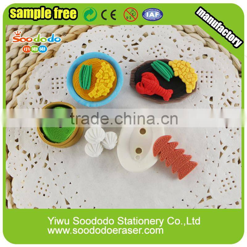 multi colorful vegetables puzzle erasers for kids