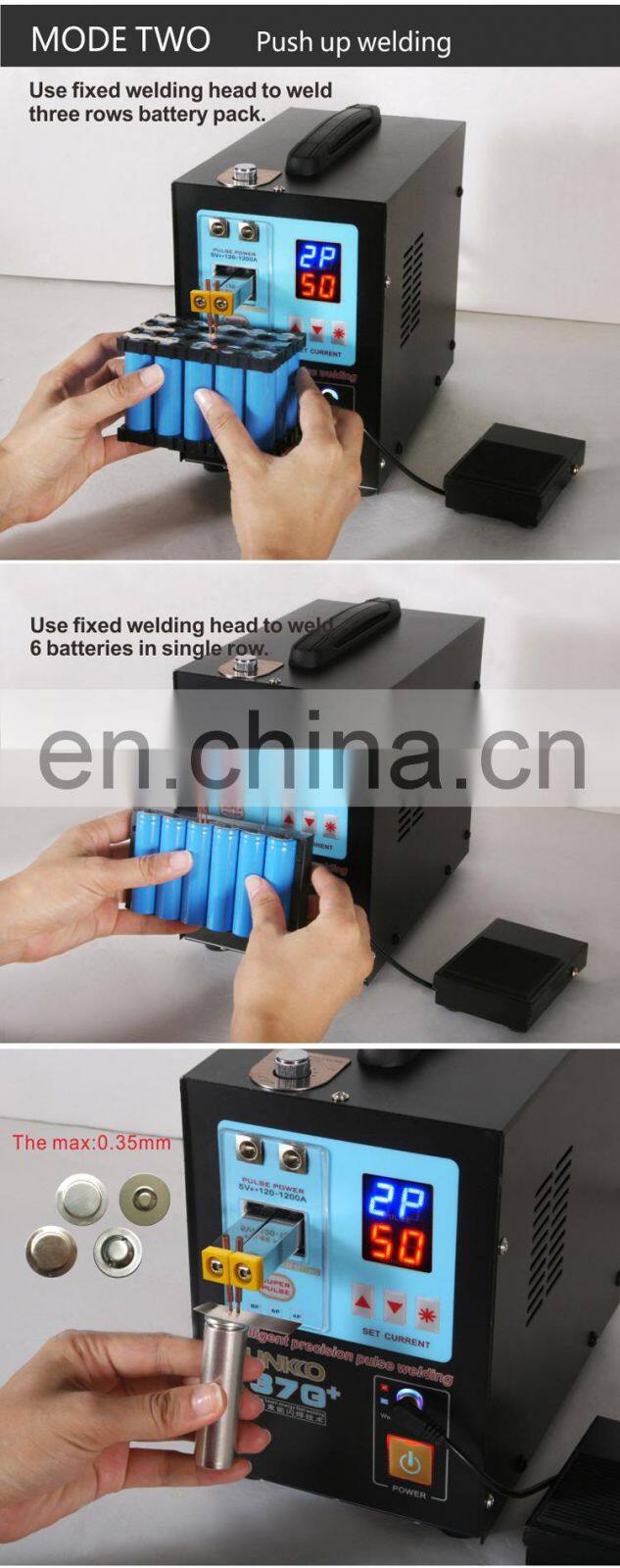 737G+ Spot Welder 110V 4.3KW Welding Machine with S-70BN Welding Pen for 18650 Battery Pack
