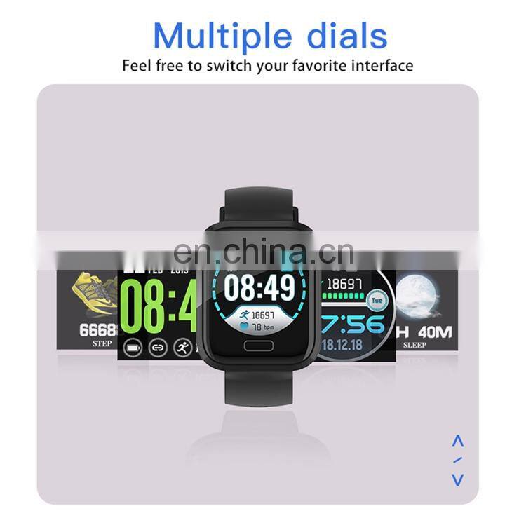 SANDA P30 Custom message reminder heart rate monitor oem android smart watch for ladies