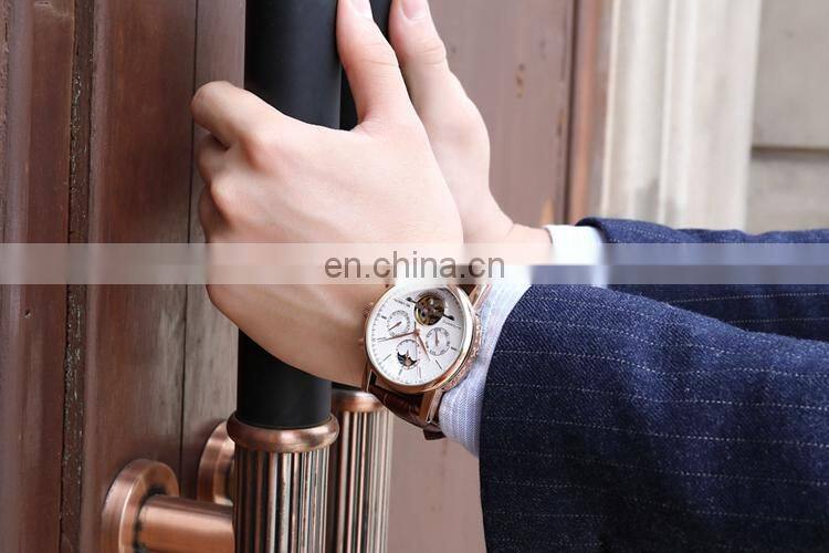 MG.ORKINA MG088 Online Selling Men Fashionable Watch Analog Display Moon Phase Automatic Mechanical Oem Watches