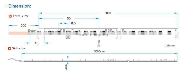 INNOVALIGT 2015 new flexible 60leds/m led strip 5050 RGB