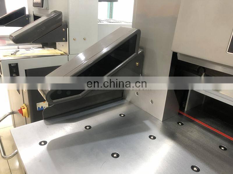 RUIAN GC720H A1 A2 Industrial micrcomputer Double Hydraulic guillotine Paper Cutter machine for paper board greyboard