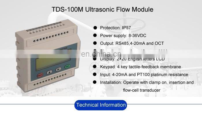 Taijia BTU Meter and chilled water flow meter for HVAC Industry Modular Portable ultrasonic flowmeter