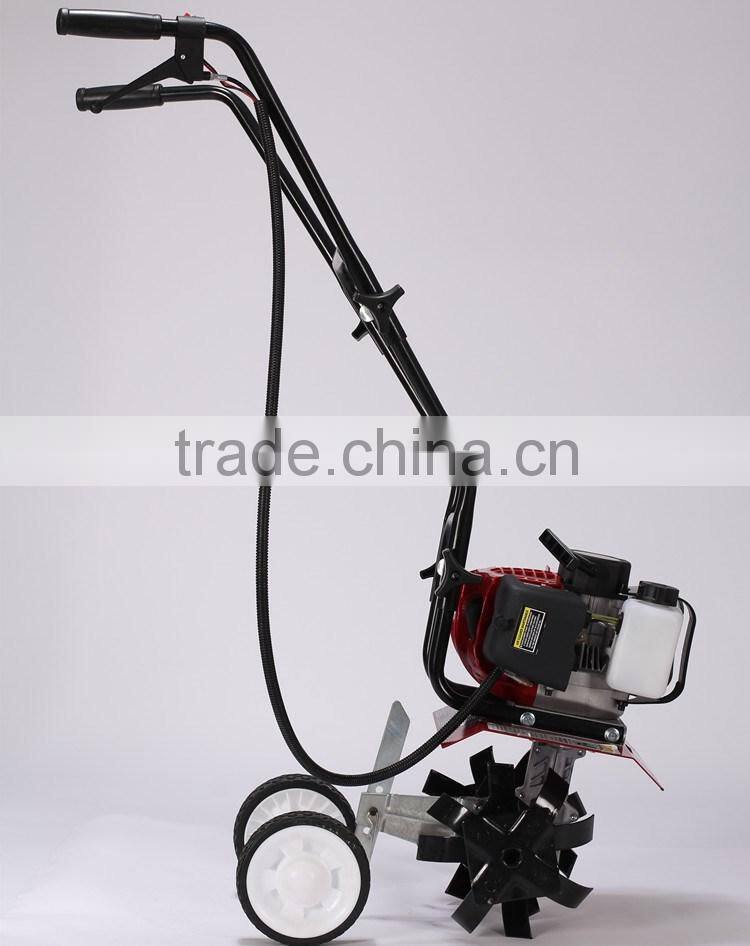 Teammax gasoline manual rotary mini tiller