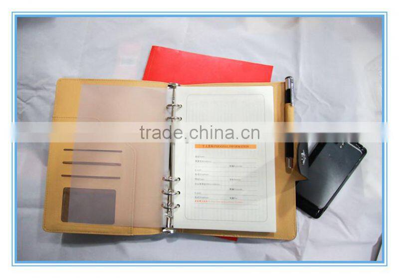 2014 popluar leather cover notebook NSHY-1022