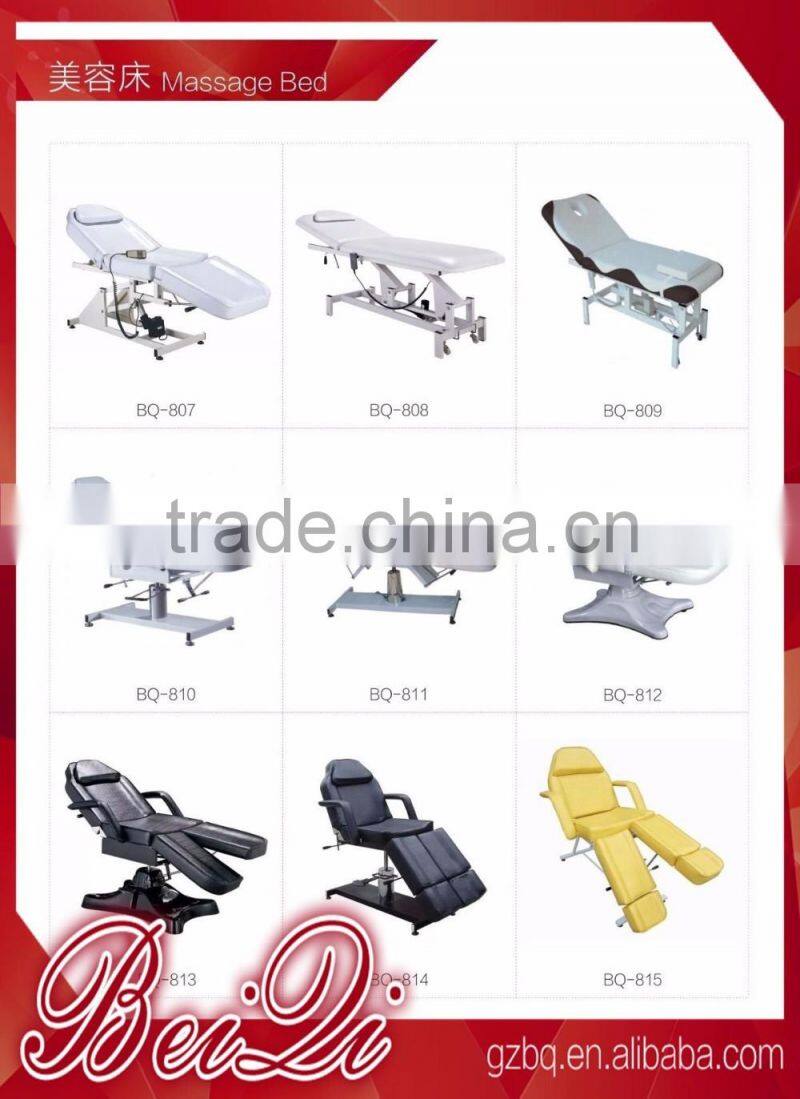 Beiqi 2016 Hydraulic pump Massage Table Bed Chair Beauty Facial Tattoo Chair Salon Equipment
