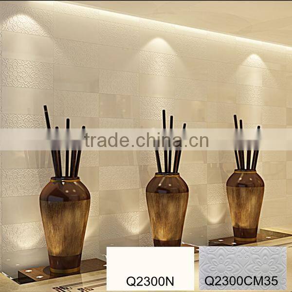 300X600 wavy white wall tile porcelain tile