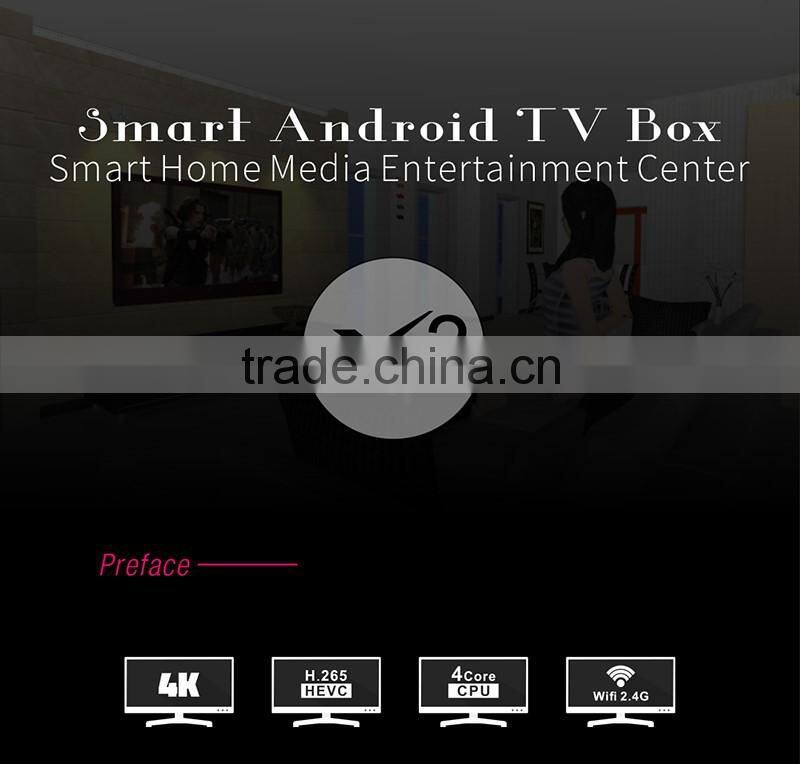 IN STOCK X2 H3 Quad-core ROM: 8GB, RAM: 1GB, Support Full HD 1080P, WiFi, Miracast, DLNA, XBMC Android 4.4 Smart TV Box