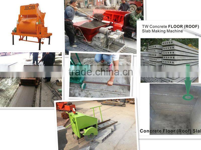 Advanced concrete hollow core floor slab panel making machine
