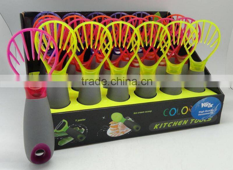 big and fat handle kitchen gadget set,kitchen accessories, ICE CREAM SPOON, PEELER, OPENER