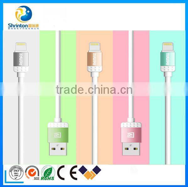 High speed Remax lovely series usb cable charging data cable .