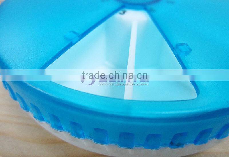 Multifunction Portable Round Pill Box