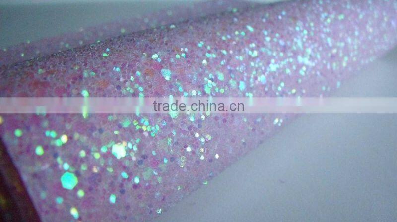 Crafting Vinyl glitter wall fabric, glitter wallpaper for walls