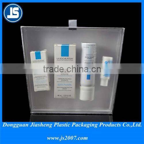 Disposable Transparent PVC Plastic Cosmetic Trays Packaging