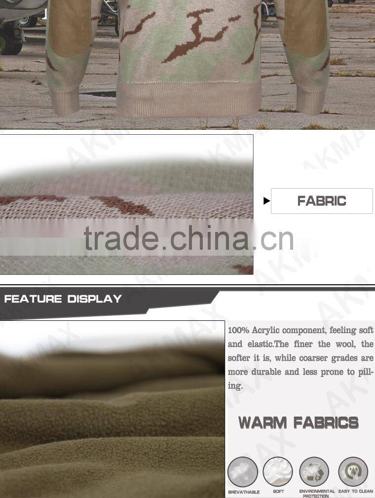 Comfortable And Durable Military Camouflage Sweater From AKMAX