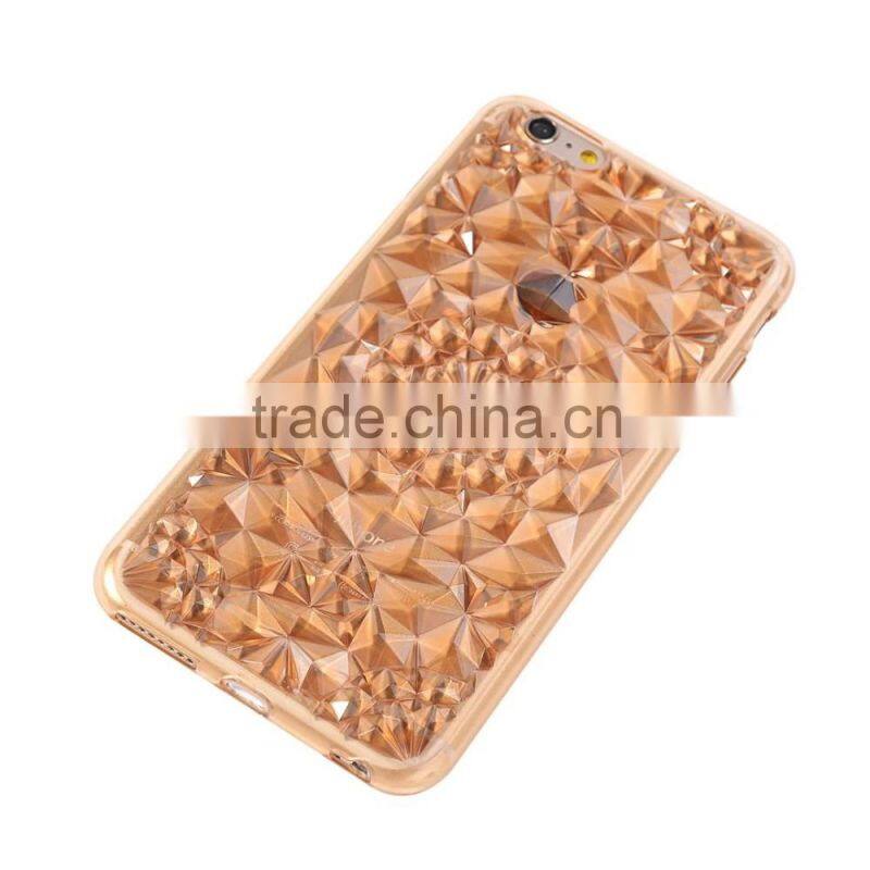 SLD Crystal Series Soft TPU Case for iphone 6/6s Ultrathin Shiny Diamond Series Flower Full Back Cover for iphone6/6s