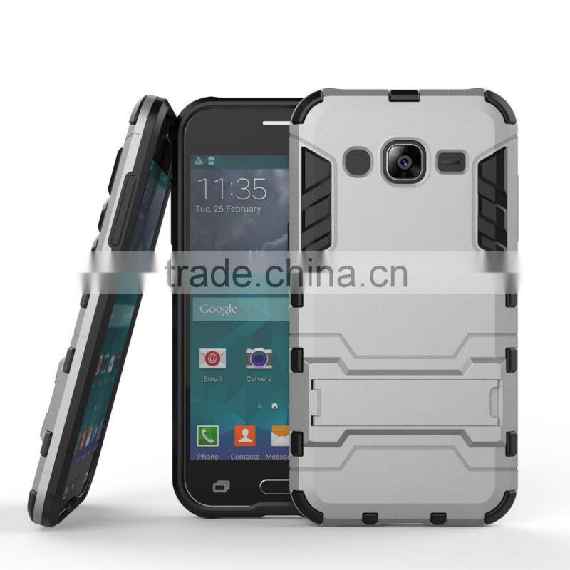 Fahsion Cool Phone holder Cover Case for J2 Mobile Phone Back Shell with stents MT-4787