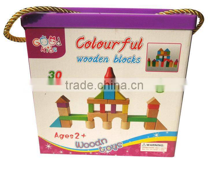 Wooden toy building blocks children wooden building blocks toys