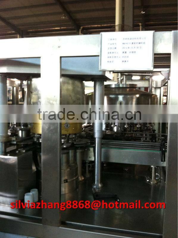automatic aluminum/plastic can fill machine