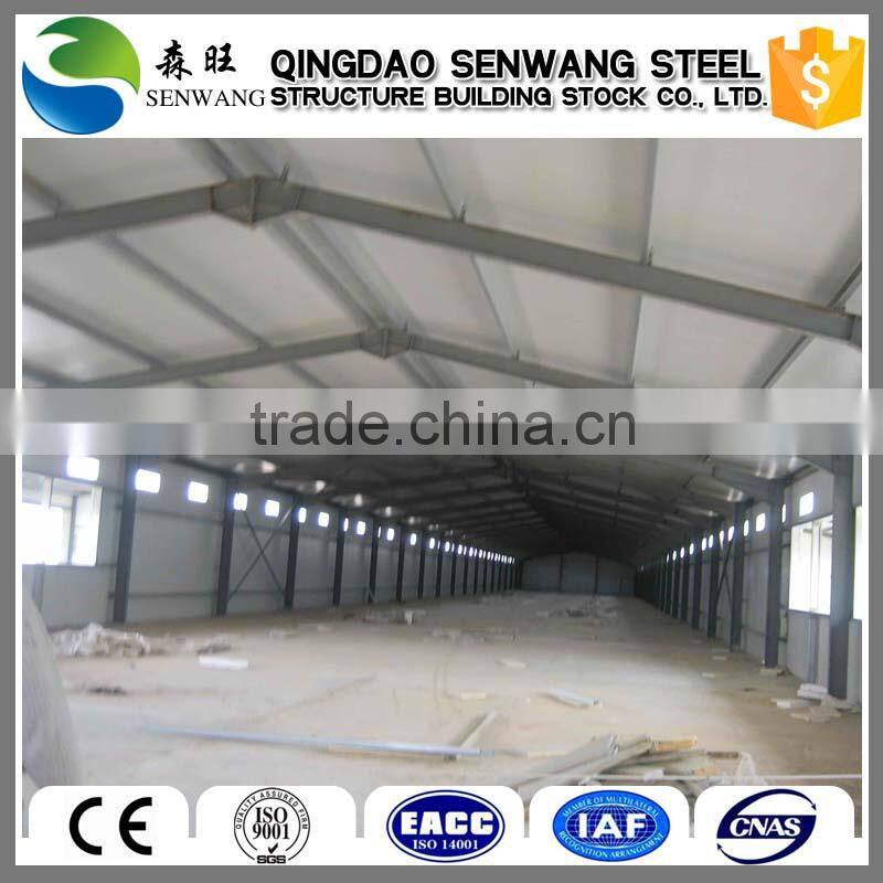 low cost automaticly light steel structure poultry layer broiler shed design