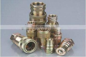 Double Shut-Off High Pressure Hydraulic Brass Quick Coupler.