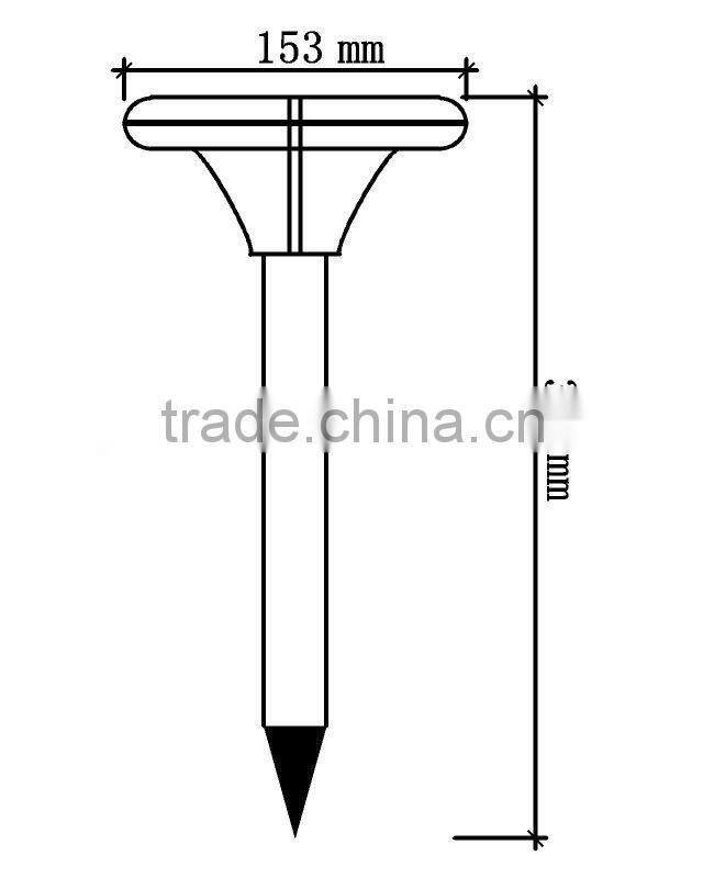 Aluminum Tube Solar Mole Repeller GH-316