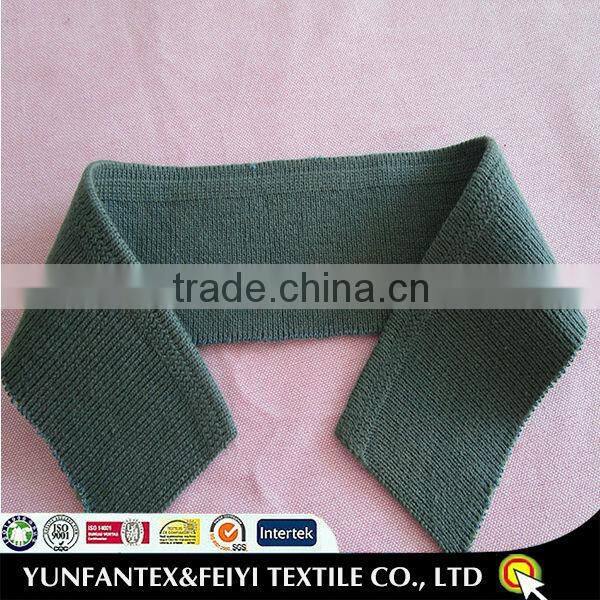 2015 latest Italy design pattern COTTON garment assessory Cuff Rib Hem Rib Polo Collar Kitted Rib