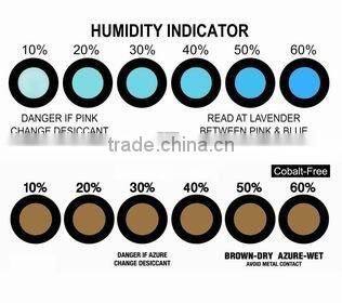 3 dots cobalt free humidity indicator card