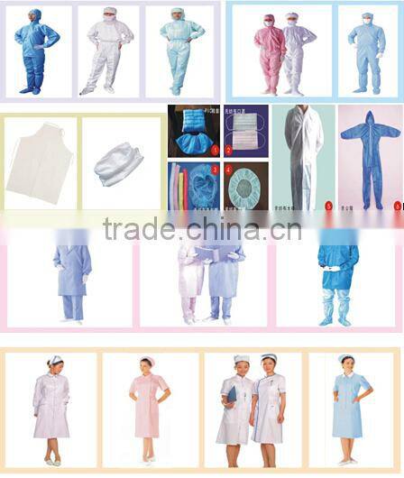 cleanroom esd antistatic work caps with edge