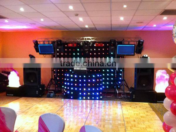wood portable dance floor with coffe colors