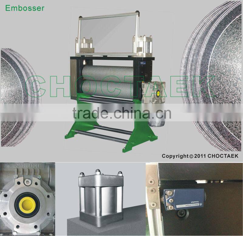 2014 Hot sale Aluminium foil embosser machine for many pattern
