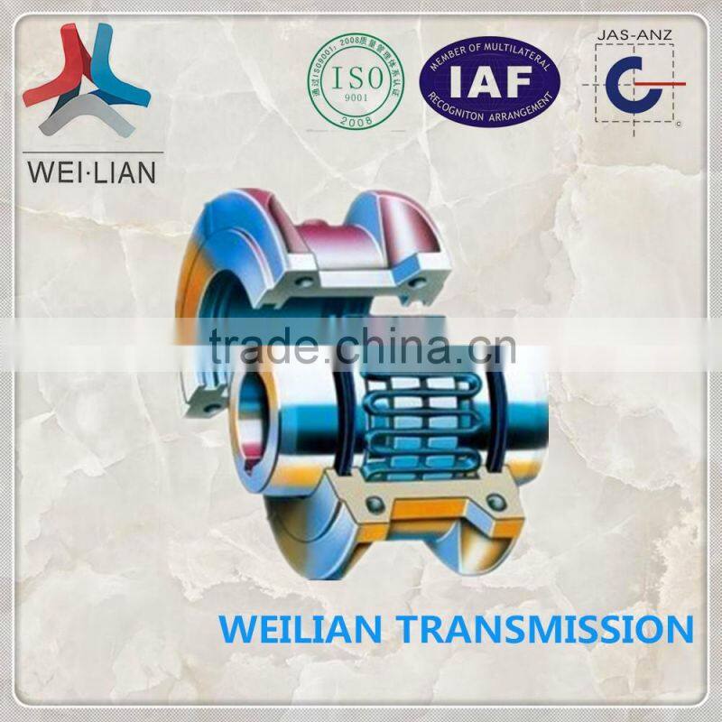 flexible 12 spline shaft hydraulic quick coupling overload protection