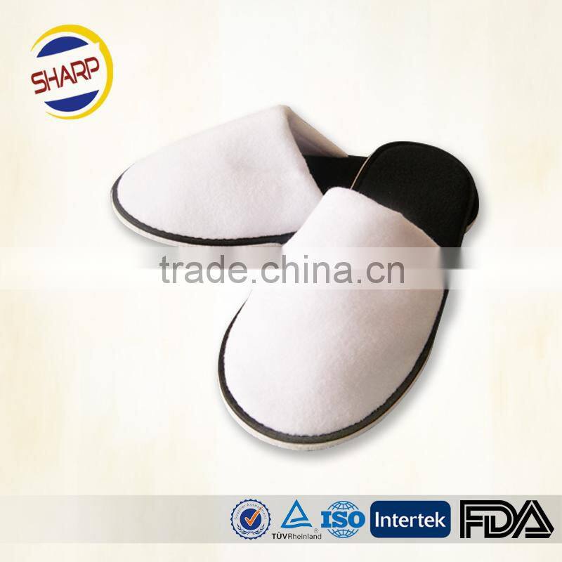 Wholesale hotel terry slipper, personalized hotel slipper with logo