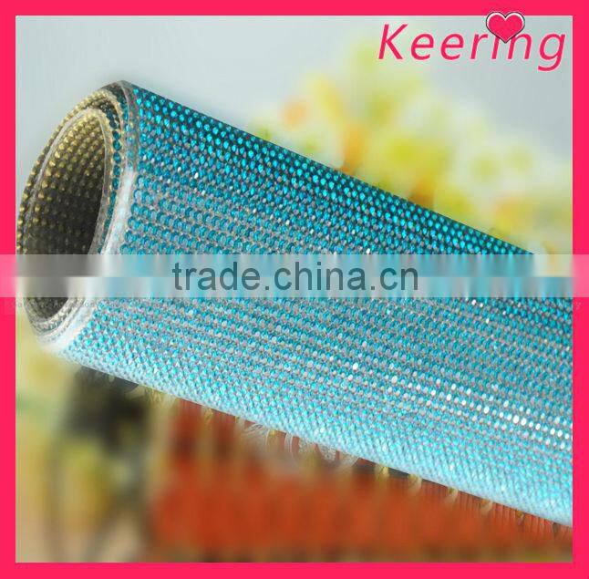 fashion square glass stone rhinestone mesh WRT-010