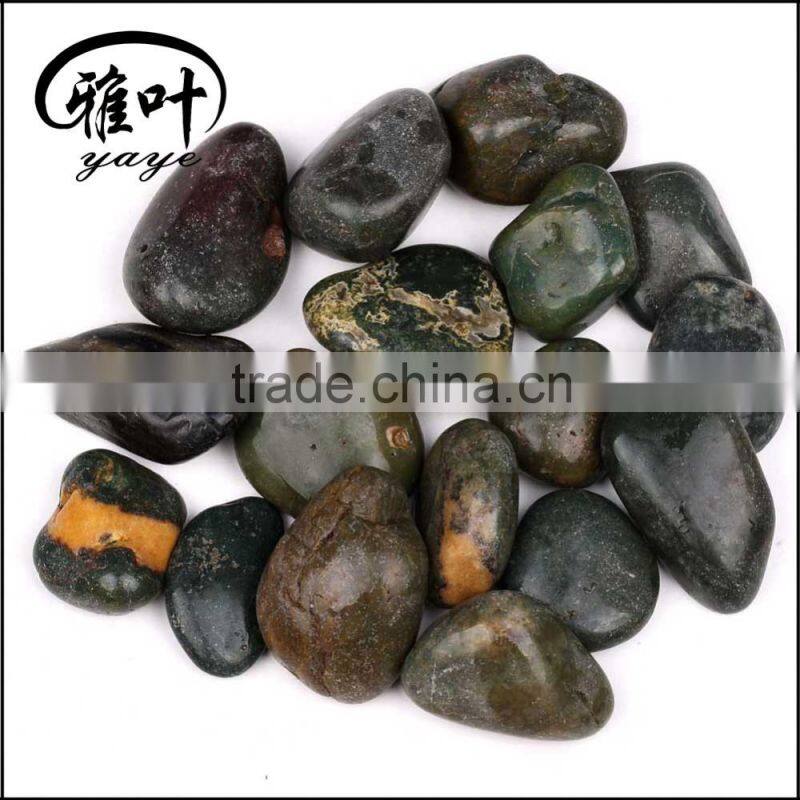 Natural White Polished River Stones Cobble&Pebbles Stones for Garden Decorations