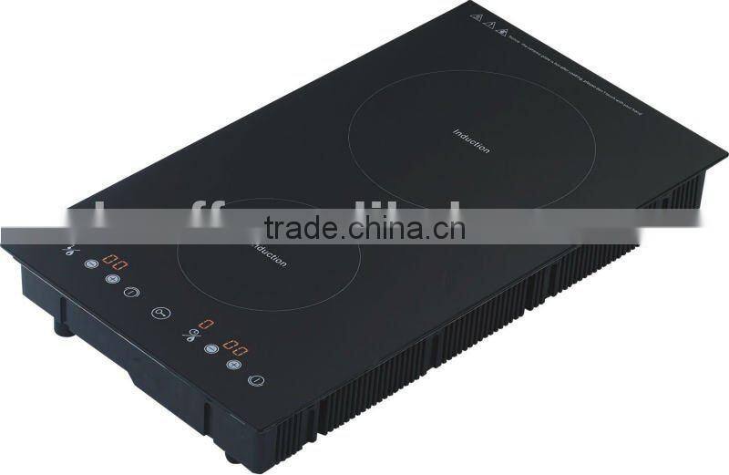 With CE, CB, GS, RoHS, ERP certificate! touch control digital display 3000w 2 burner induction cooker
